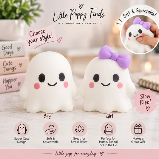 Ghost Squishy Slow-Rise Stress Relief Toy
